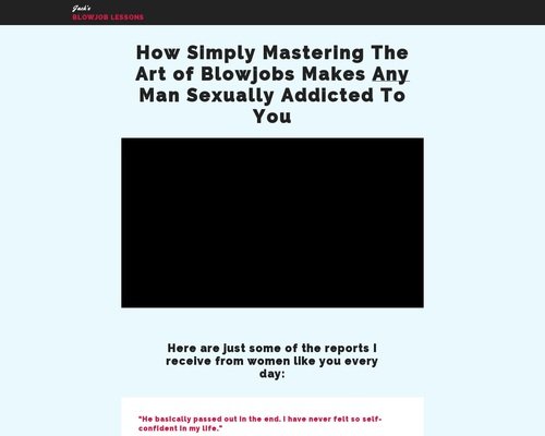 Jack’s Blowjob Lessons – How to Give The Best Blowjob
