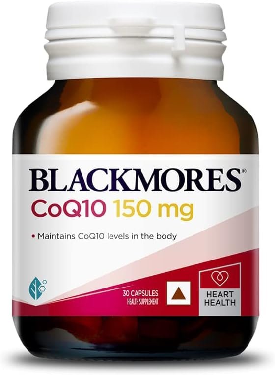 Blackmores CoQ10 | Australia’s Most Trusted Vitamin Brand | Boosts Heart Health & Energy | High Absorption | 150mg, Pack of 30 capsules