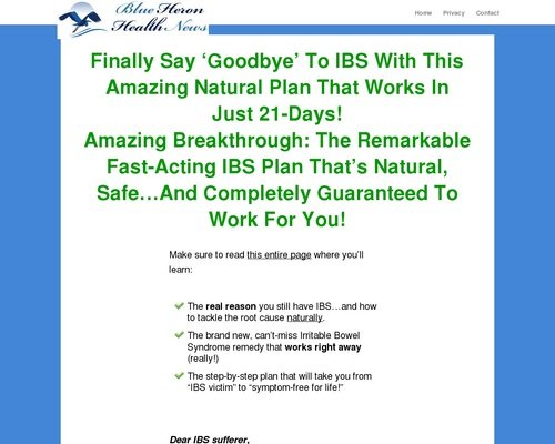 My IBS Story CB | Blue Heron Health News